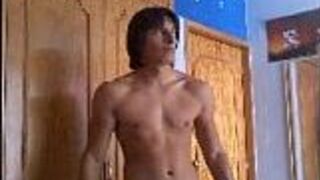 Hot sexy latin muscle body big large penis porn video