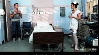 Sexy Japanese nurse Marcia Hase helps rehabilitate her patient porn video